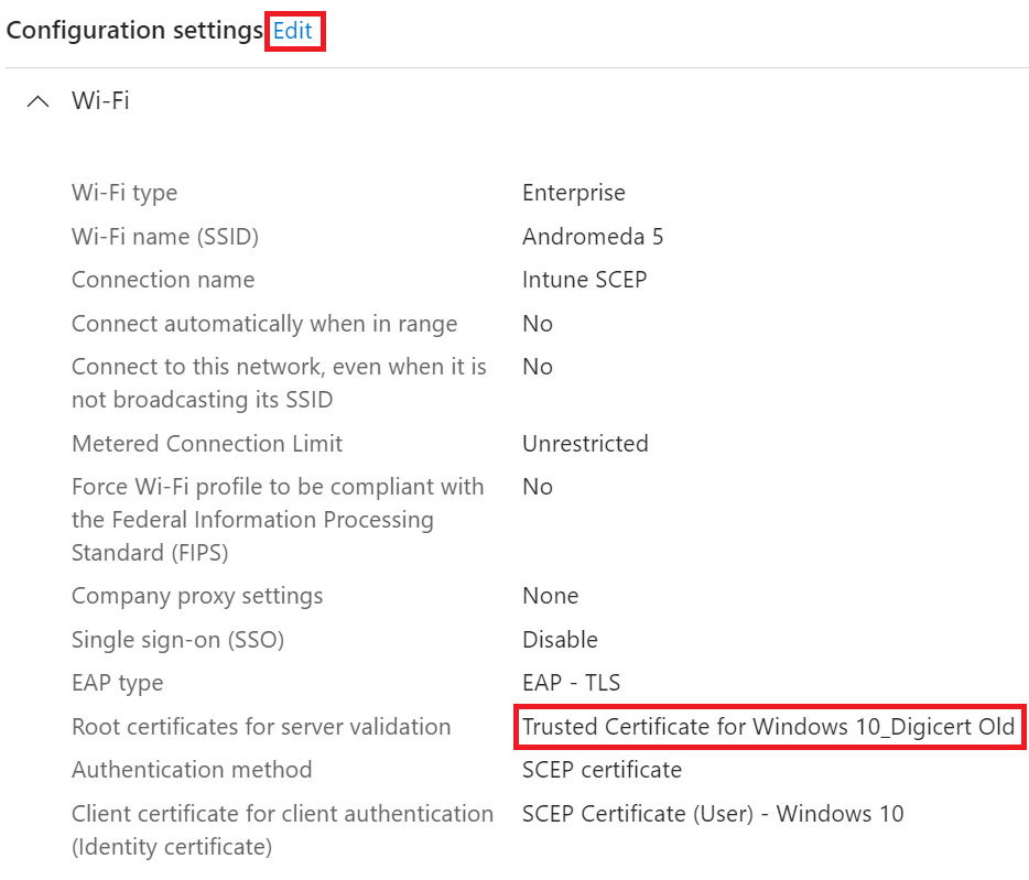 Root Certificates for server validation — add new CA