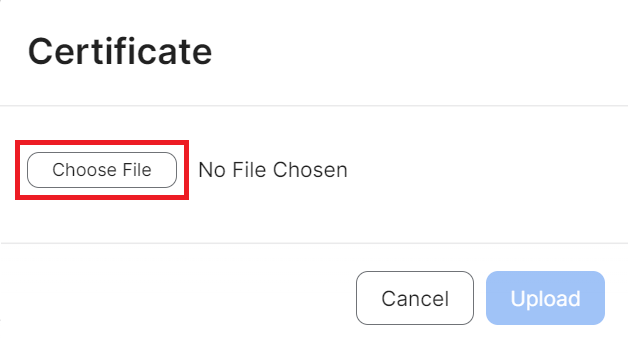 Certificate saved