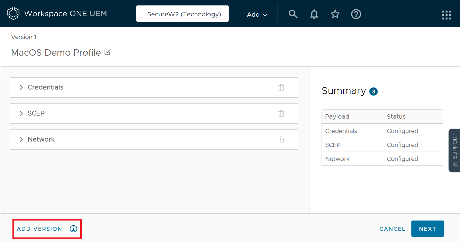 WiFi Profile — ADD VERSION